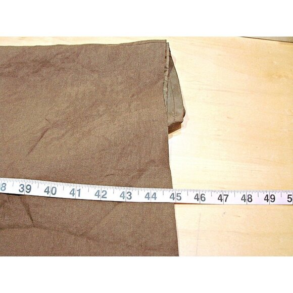 Coldwater Creek Linen Dress Suit and Jacket Brown Womens Sz 6 MOP Embellishments - Picture 15 of 15